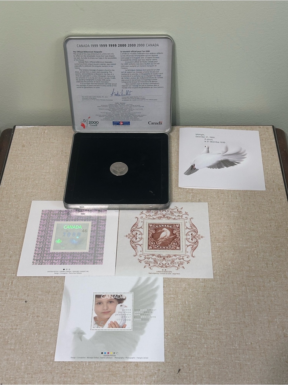 Year 2000 Canada Post Millennium Keepsake Box Set - Complete